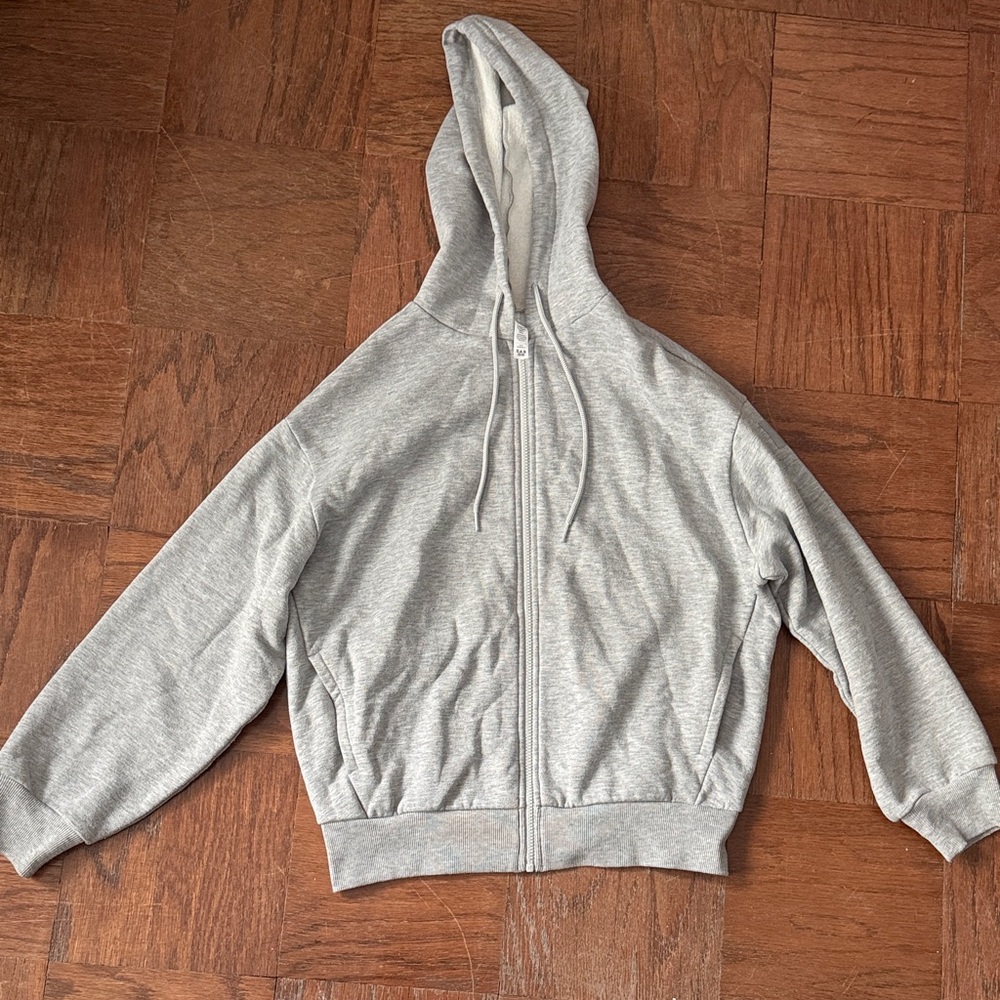 ALO Yoga Heather Gray Hoodie